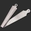 Stainless Steel Wedge Feeler Gap 15-30mm Taper Gauge Metric Tool - 1