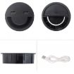 60mm Desktop Outlet USB Cable Wire Hole Cover Round Holder Winder - 4