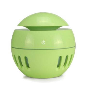 Green Wood Grain USB Humidifier & Aromatherapy Lamp with Remote Control - 1