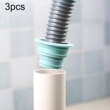 3 PCS Odor-resistant Silicone Sewer Drain Sealing Plug, Random Color - 1