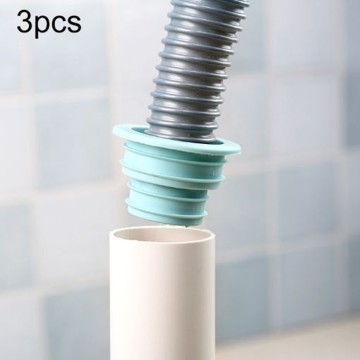 3 PCS Odor-resistant Silicone Sewer Drain Sealing Plug, Random Color - 1