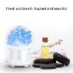 Gypsophila Flowers Aromatherapy Diffuser 100ML LED Humidifier Blue - 4