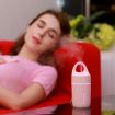 Mini USB Negative Ions Humidifier 175ml with LED Light - Pink, 1.5W-2W - 1