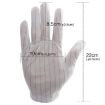 Anti-static Striped Dispensing Gloves, 10 Pairs, Free Size - 4