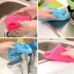 Bamboo Fiber Dish Towel - Double-Sided, Non-Stick, Random Color, 70 Char - 7