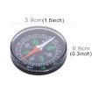 10 PCS 40mm Outdoor Camping Hiking Compass, Random Color Delivery - 2