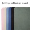 Multifunction PU Leather Mouse & Keyboard Pad, 80x40cm Desk Mat (Black) - 4