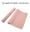 Green Multifunction PU Leather Mouse & Keyboard Pad Desk Mat 80x40cm - 3