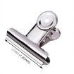 20pcs 31mm Silver Stainless Steel Round Paper Clips for Office - 3