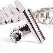20pcs 31mm Silver Stainless Steel Round Paper Clips for Office - 4