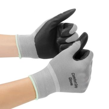 Comfortable Non-slip Nitrile Rubber Electrician Gloves, Size L - 1