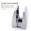 Space Aluminum Desk Screen Clamps - 2 PCS, White Screen Baffle - 5