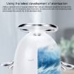 Mini Angel Atomizing Humidifier, 230mL, Colorful Night Lights, Gold - 7