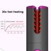 Wireless USB Charging Hair Curler - Portable Mini Curling Iron, LCD Display - 4