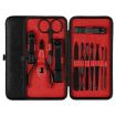 12 in 1 Stainless Nail Care Clipper Kit with Leather Case - Manicure Pedicure - 1