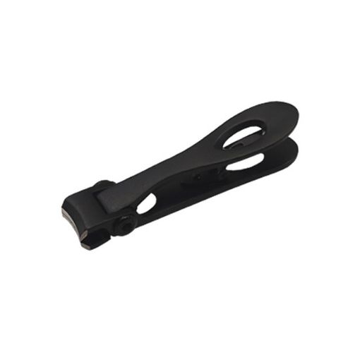 Stainless Steel Nail Clipper Nipper, Size S, 6.9 x 1.3cm (Black) - 1