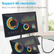 ROCKETEK SK-S4HL RJ45 USB 3.0 HDMI SD/TF Card Reader HUB 4K Adapter Black - 5