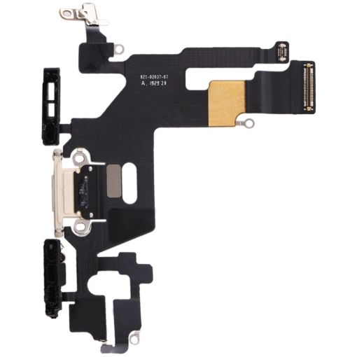 iPhone 11 Charging Port Flex Cable Replacement (White) - 1