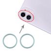 iPhone 11 Rear Camera Lens Protector Ring 2 PCS - Green - 1