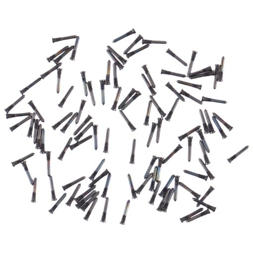 iPhone 11/11 Pro/11 Pro Max Charging Port Screws 100 PCS (Black) - 1
