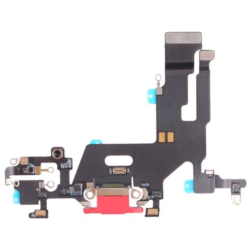 iPhone 11 Charging Port Flex Cable Replacement (Red) - Original - 1