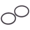 iPhone 12 Rear Camera Glass Lens Protector Ring 2 PCS (Black) - 3