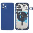 iPhone 12 Blue Battery Back Cover with Keys, Tray, Flex Cable & Charging - 1