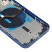 iPhone 12 Blue Battery Back Cover with Keys, Tray, Flex Cable & Charging - 5