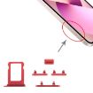 iPhone 13 Mini Red SIM Card Tray & Side Keys Replacement Parts - 4
