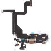 iPhone 13 Pro Gold Charging Port Flex Cable - Original Replacement - 1