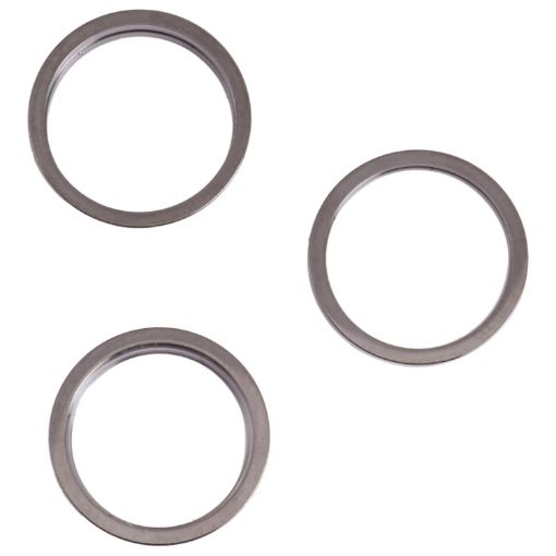 iPhone 13 Pro Rear Camera Glass Lens Protector Ring - 3 PCS Black - 1