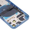 iPhone 13 Blue Battery Back Cover with Side Keys & Card Tray & Flex Cable - 5