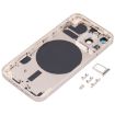 iPhone 13 Mini White Back Housing Cover with SIM Tray & Camera Lens - 3
