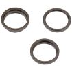 iPhone 14 Pro Rear Camera Glass Lens Protector Ring 3PCS Black - 2