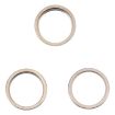 iPhone 14 Pro Rear Camera Glass Lens Protector Ring Gold 3PCS - 1