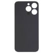 iPhone 14 Pro Black Back Cover with Big Camera Hole Replacement Glass - 3