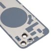 iPhone 14 Black Back Housing Cover with Camera Lens Replacement - 5