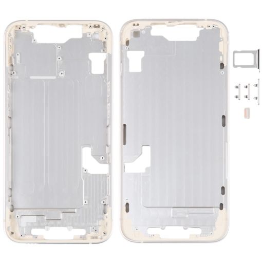 iPhone 14 Gold Middle Frame with Side Keys Replacement - 1