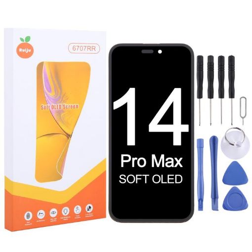 Ruiju Soft OLED Screen Replacement for iPhone 14 Pro Max - 1