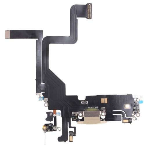 iPhone 14 Pro Gold Charging Port Flex Cable Replacement - 1