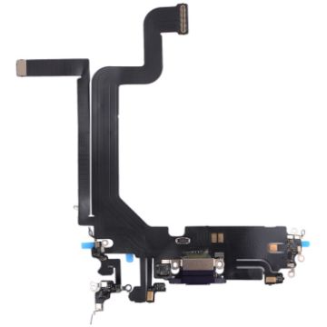 iPhone 14 Pro Max Charging Port Flex Cable - Purple Replacement Part - 1
