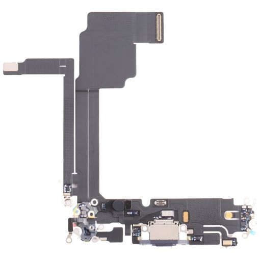 iPhone 15 Pro Max Charging Port Flex Cable Blue - Original Replacement - 1