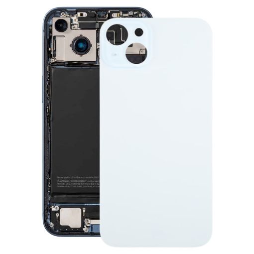 iPhone 15 Plus Blue Glass Battery Back Cover Replacement - 1