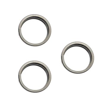 iPhone 15 Pro/Max Rear Camera Glass Lens Protector Ring Set Gold - 1