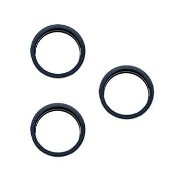 iPhone 15 Pro/Max Rear Camera Glass Lens Protector Set - Blue (3pcs) - 1