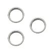 iPhone 15 Pro/Max Rear Camera Glass Lens Protector Set - White - 1