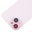 iPhone 15 Plus Pink Glass Battery Back Cover with Camera Lens Cover - 4