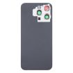 iPhone 15 Pro Max Glass Back Cover with Camera Lens (Black) - 3