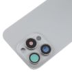 iPhone 15 Pro Max Grey Glass Battery Back Cover with Camera Lens Cover - 4