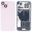 iPhone 15 Plus Pink Glass Back Cover with Flash Bracket & Wireless Charging - 1